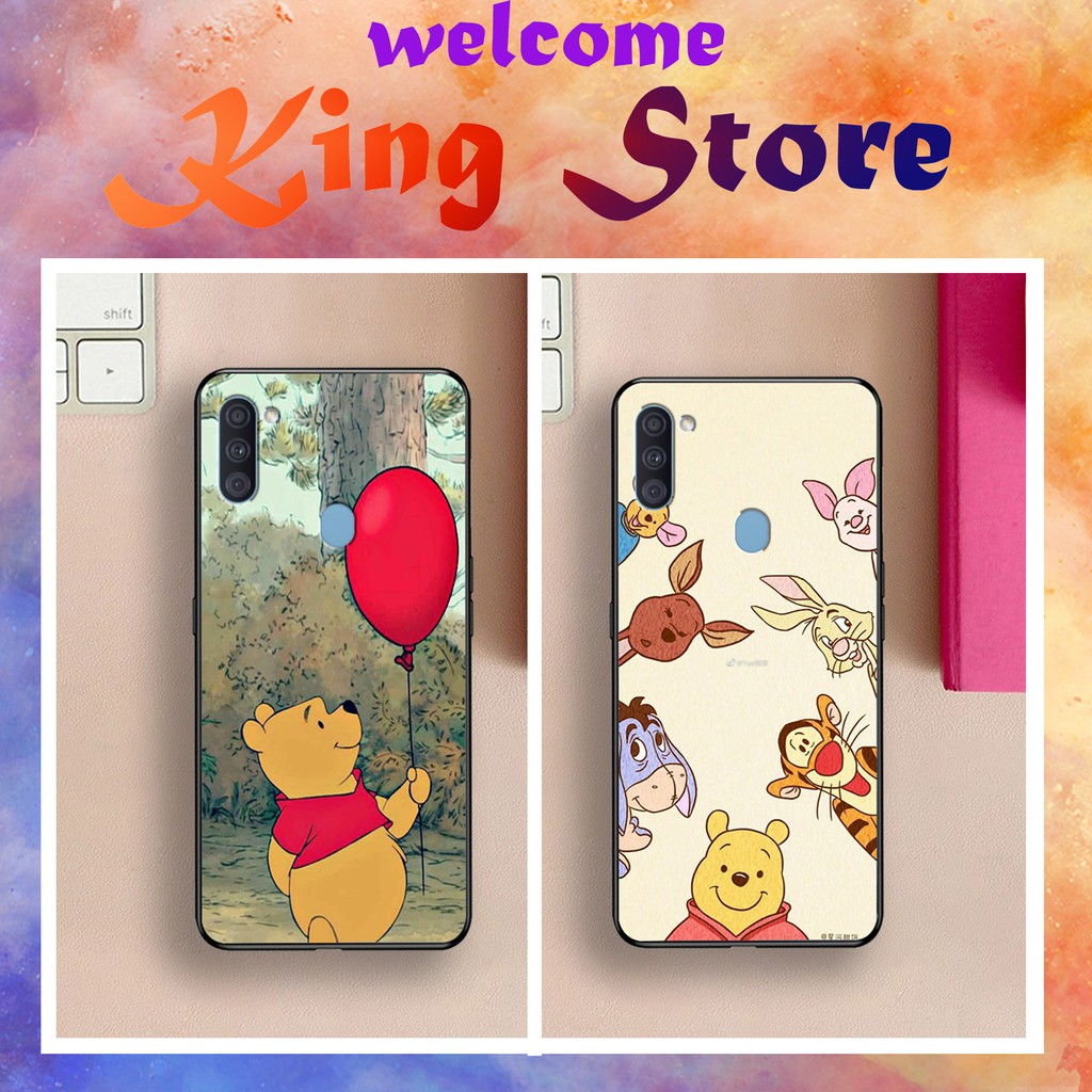[SALE] Ốp lưng Samsung M02/ M10/ M11 in hình Gấu Pooh siêu đẹp, độc, lạ_KINGSTORE.HN_Ôp SS M02/ M10/ M11