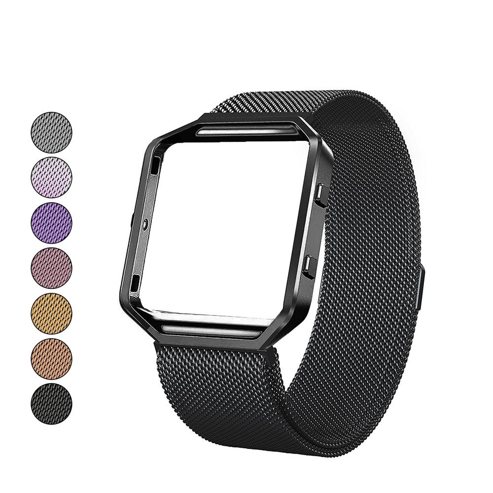 Dành cho Dây đeo Fitbit Blaze, Dây đeo vòng Milanese có khung thép không gỉ cho Fitbit Blaze Nhỏ Lớn