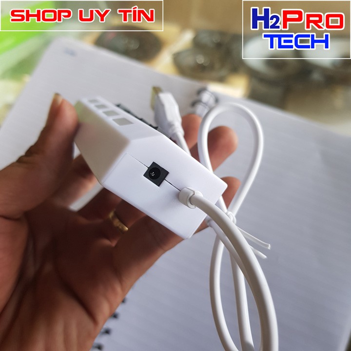 Bộ chia 1 cổng USB 2.0 thành 4 Cổng USB 2.0 có công tắc (Trắng)