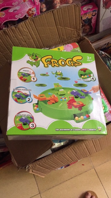 Bộ đồ chơi ếch ăn đậu kèm 24 bi siêu hót Hungry Frogs mã hàng hot
