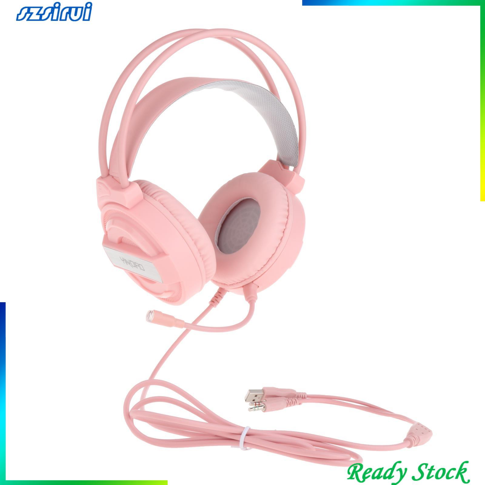Tai Nghe Gaming Q3 Chuyên Dụng Màu Hồng Có Đèn Led Nhiều Màu | BigBuy360 - bigbuy360.vn