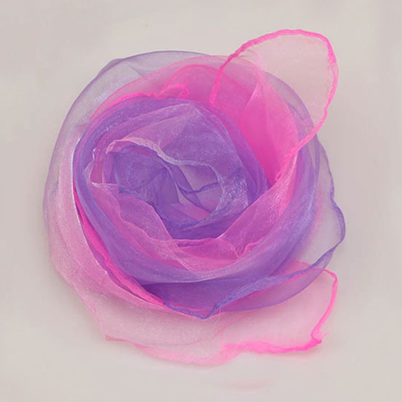 Khăn Vuông Màu Gradient Dùng Biểu Diễn Múa Cho Trẻ Mẫu Giáo