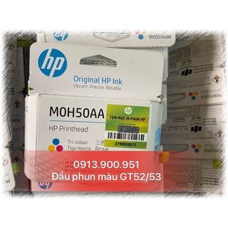 Đầu in phun màu HP GT52/53 M0H50AA - hàng chính hãng - Dùng cho máy Hp DeskJet 5800 / 5810 / 5810 Hp Tank 115/ 315 / 415