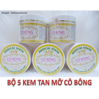 (Giá Tốt) Bộ 5 Kem Tan Mỡ Cô Bông Chính Hãng