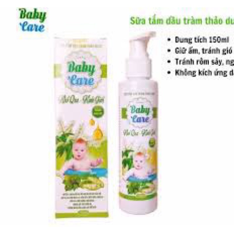 Sữa tắm tràm khổ qua - kinh giới dịu nhẹ (150ml)