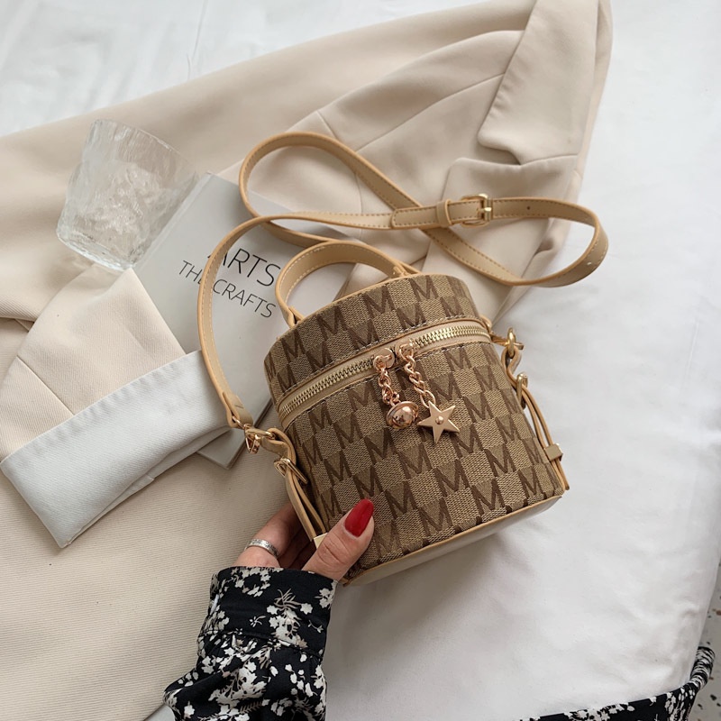 Túi xách nữ hình trụ cao cấp sang chảnh , túi đeo chéo nữ đẹp phong cách hàn quốc - Fy Bags Store