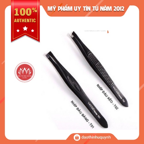 Nhíp Vacosi Đầu Bằng T01 - Đầu Xéo T02