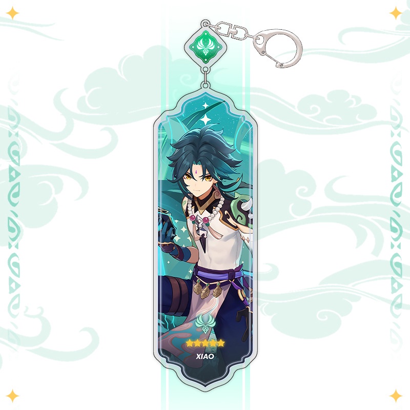 Móc Khóa Đồ trang trí Nhân Vật Kazuha Xiao Venti Kamizato Klee Tartaglia Albedo Ganyu Miko