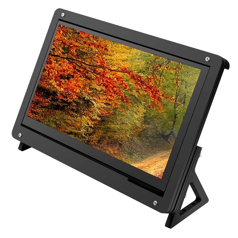 Hộp đựng giá đỡ Acrylic màn hình Lcd 7 Inch Giá đỡ màn hình tiếp xúc Giá đỡ cho mâm xôi Pi 3 Model B '