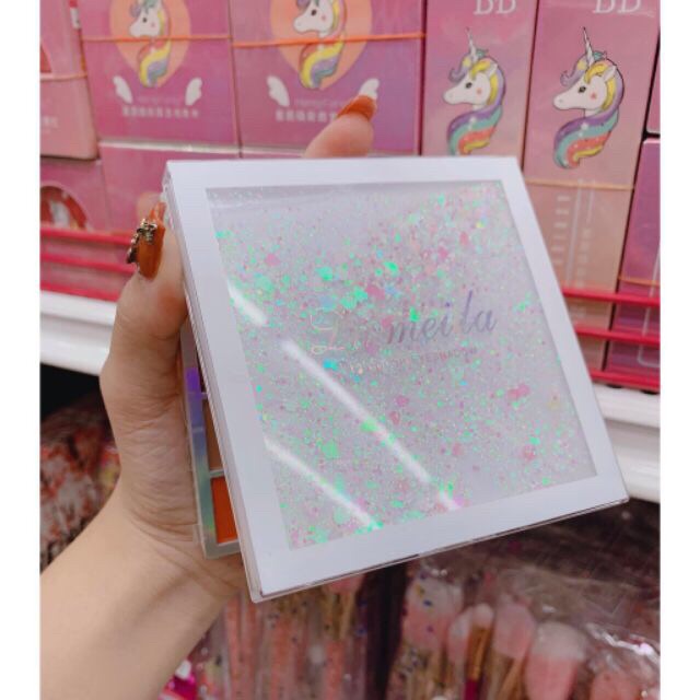 bảng 12 màu phấn mắt nhũ lameila thiết kế kim tuyến chảy | BigBuy360 - bigbuy360.vn