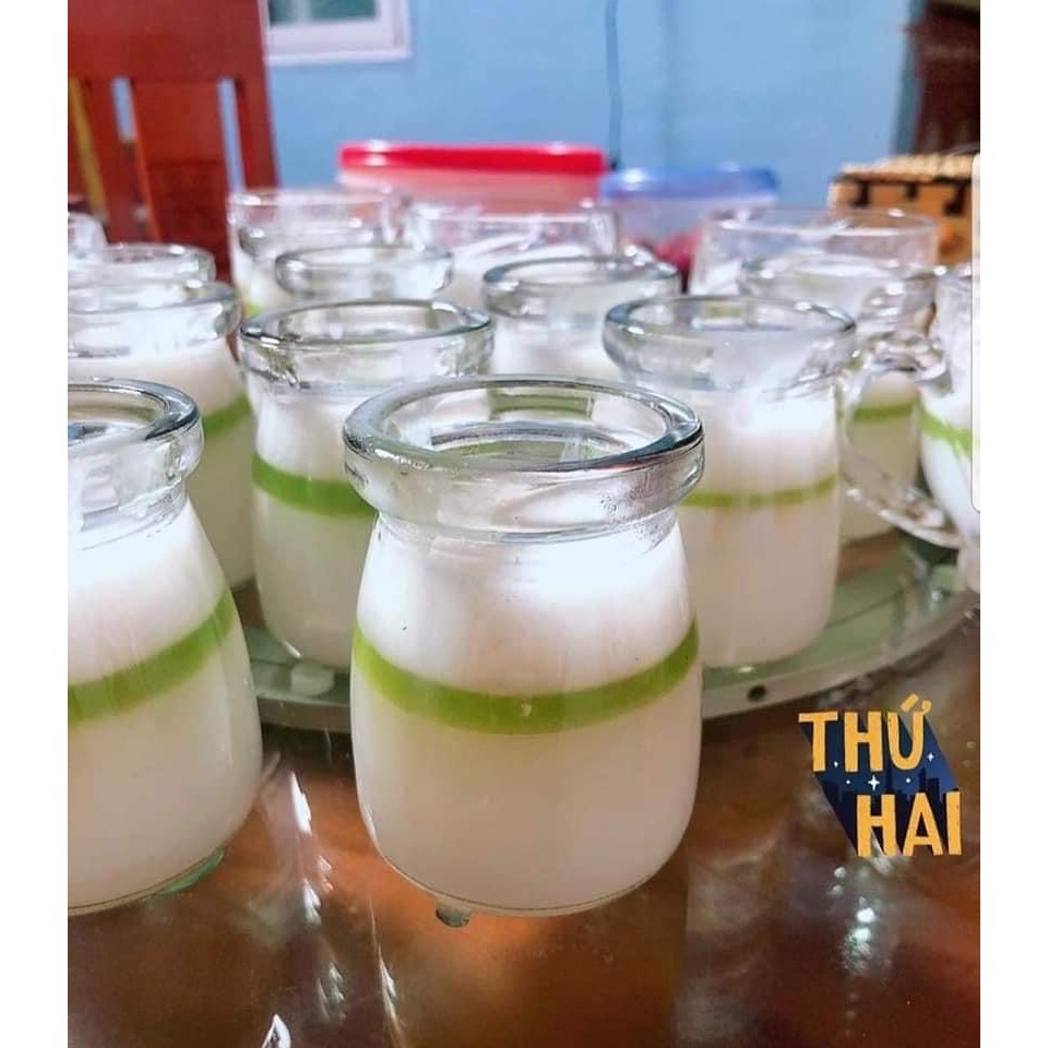 Lọ thuỷ tinh cao cấp làm sữa chua có nắp | BigBuy360 - bigbuy360.vn