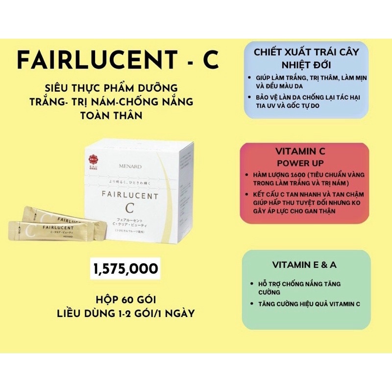 Siêu Thực Phẩm chức năng  Menard Failucent C