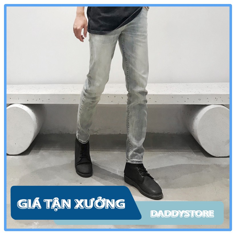 Quần jean skinny nam ✅ quần jean nam chất bò ✅ quần jean nam bó DADDYST [#BT867]