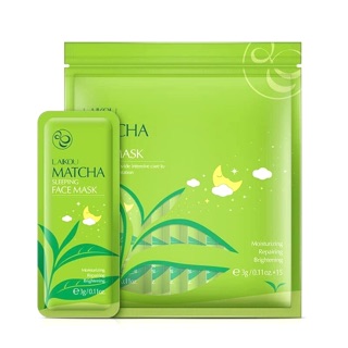 Mặt nạ ngủ Matcha Laikou 15 miếng/1 bịch