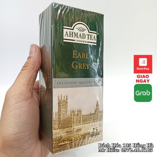[Hỏa Tốc] Trà túi lọc Ahmad Earl Grey hộp 25 gói