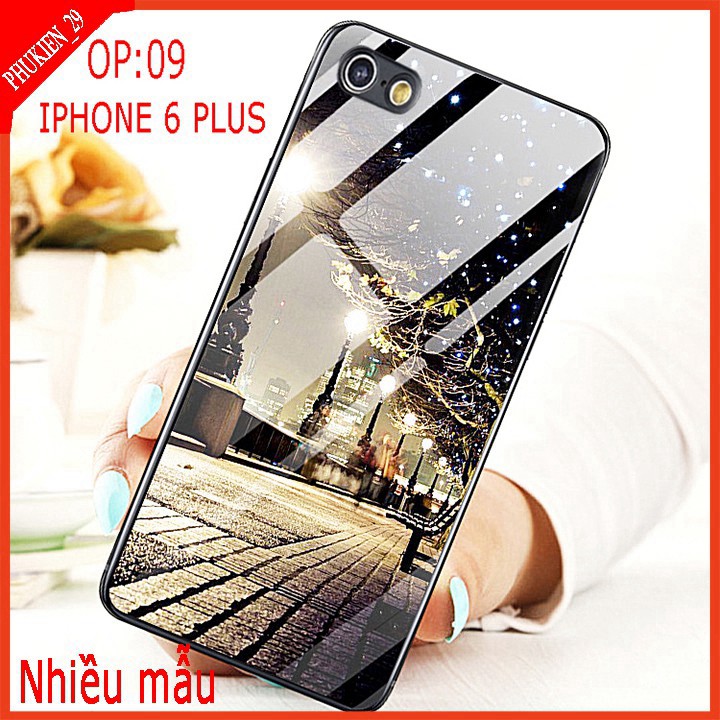 Ốp lưng kính 3D IPHONE 6 PLUS Hình ảnh sắc nét , sang trọng, không mờ ,không phai theo thời gian, kèm video thực sp