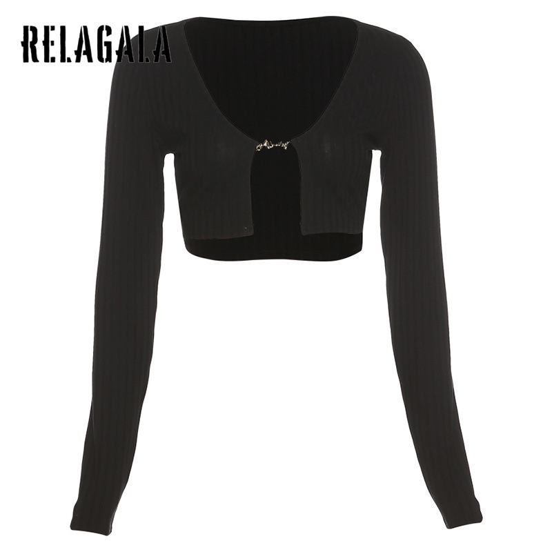  Áo Thun Tay Dài Cổ Chữ V Thời Trang Cho Nữ | BigBuy360 - bigbuy360.vn