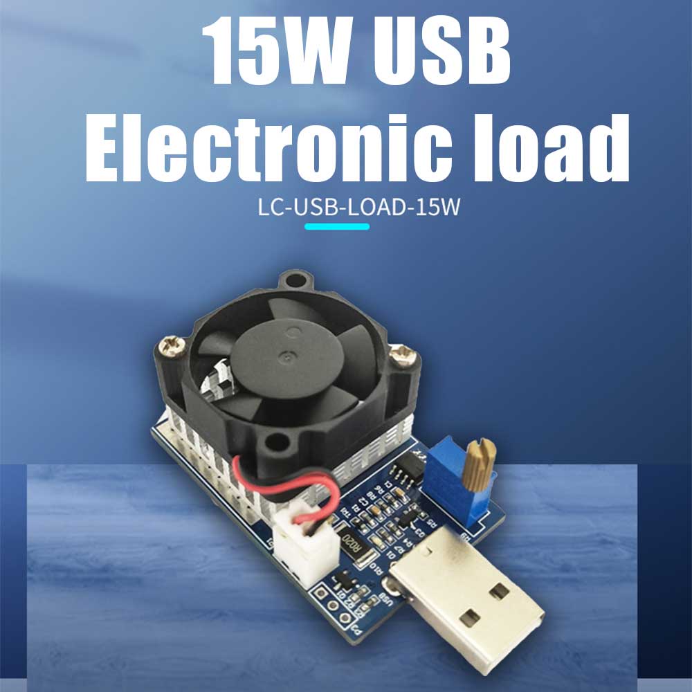 Máy kiểm tra tải điện PCBFUN USB 15W chuyên dụng