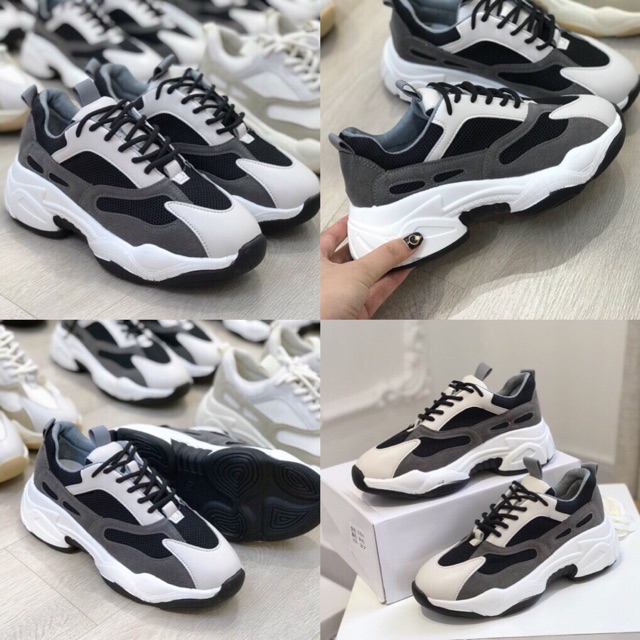 giày thể thao pha màu mẫu mới siêu hot 2019-23