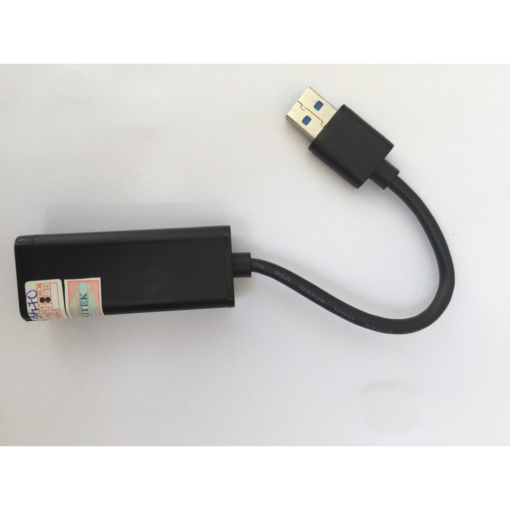 USB ra Lan (Lan gigabite 10/100/1000) USB 3.0 Unitek Y-3470BK