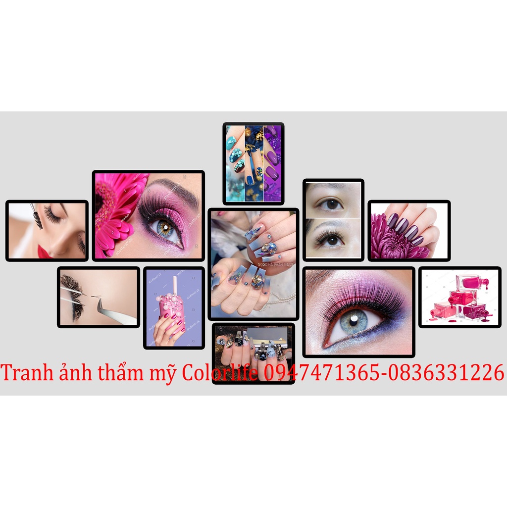 TRANH NAIL MI TRANG TRÍ TIỆM NAIL SIÊU ĐẸP GIÁ XƯỞNG SEONAIL3 ÁNH DƯƠNG