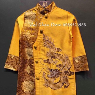 Áo dài cách tân bé trai (không có thêu rồng )