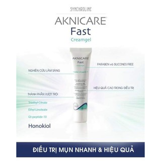 Kem dưỡng Aknicare fast Creamgel 30ml