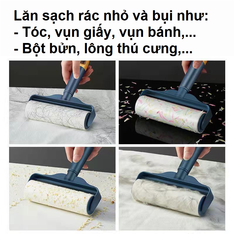 Con lăn bụi, cây lăn giường, con lăn quần áo, con lăn bụi đa năng bám dính như kẻ si tình, cây lăn quần áo, lăn sofa,