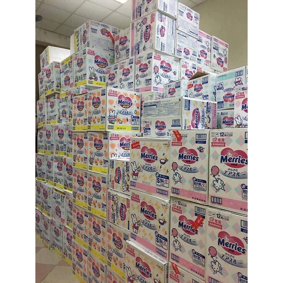 Bỉm Merries Dán/Quần Nội ĐịaNB96/S88/M68d/M64q/L58d/L50q/XL44q