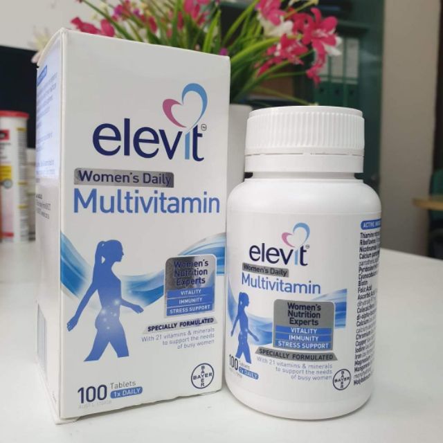 Elevit multivitamin cho phụ nữ bổ sung hàng ngày lọ 100v💖