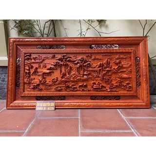 Tranh gỗ đồng quê 79 x 155cm