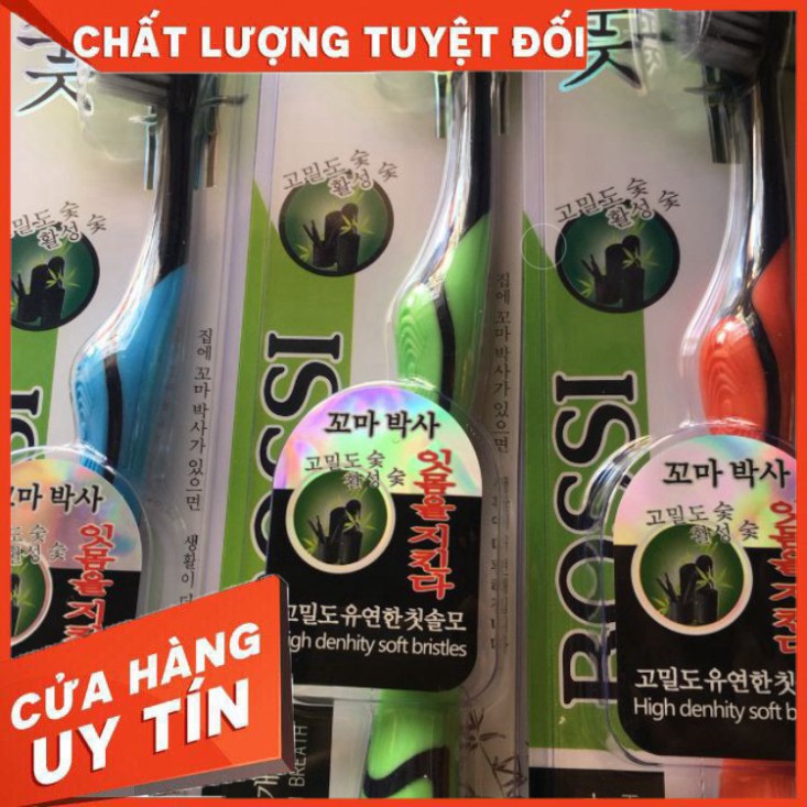 [FREE SHIP] Bàn Chải Đánh Răng Than Tre Của Hàn Quốc Bossi