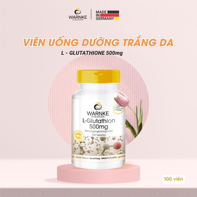 Viên uống trắng da L-Glutathion WARNKE