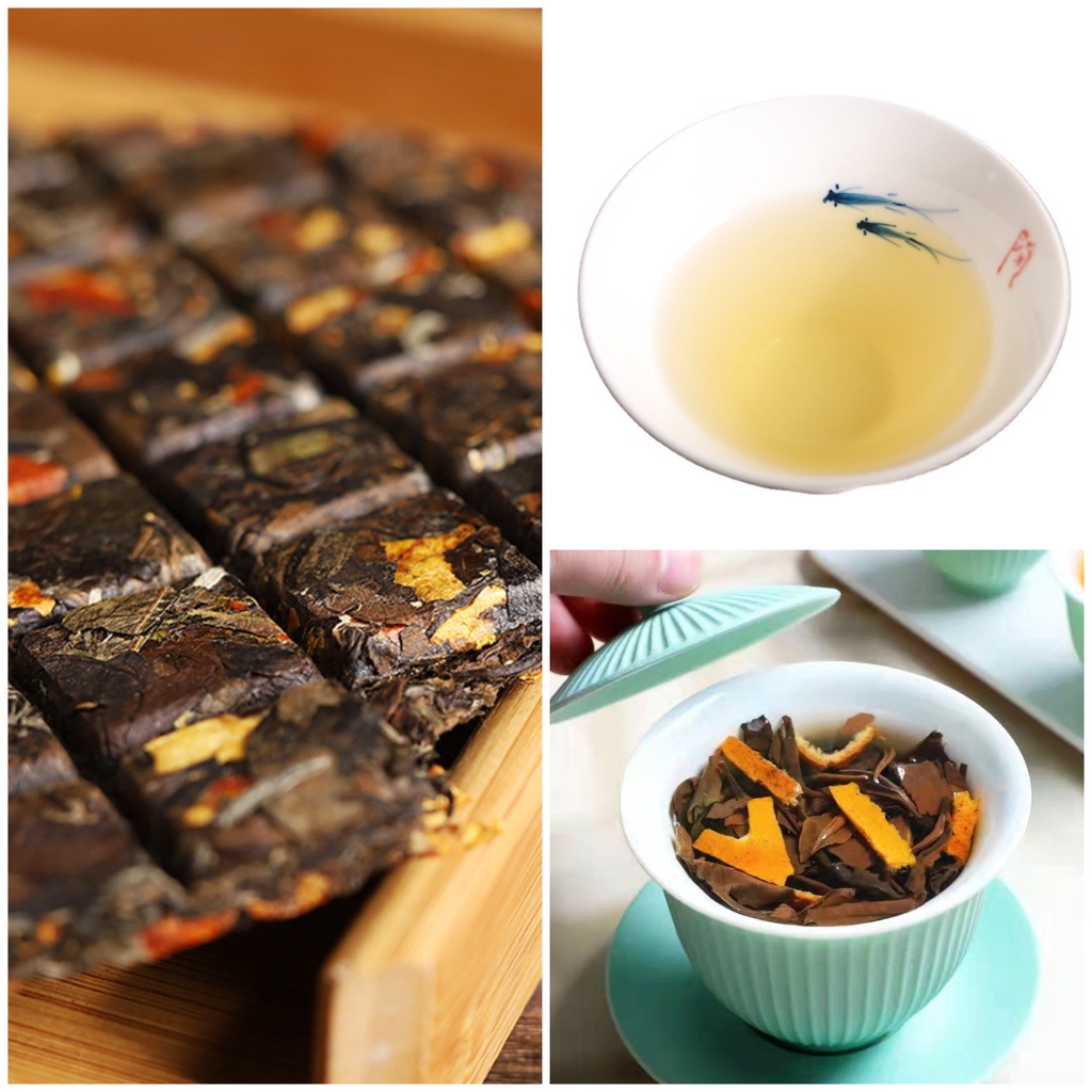 Bạch Trà Cổ Thụ Phúc Kiến, Vân Nam thêm vỏ quýt 150 gram