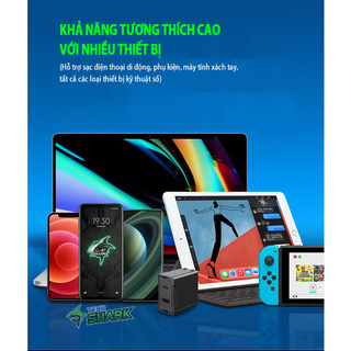 Sạc nhanh 2 cổng Black Shark 30W
