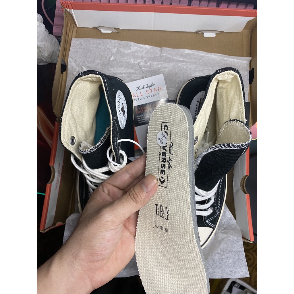 Giày CV chuck 1970s full phụ kiện thẻ bảo hành,bill, tất ,box