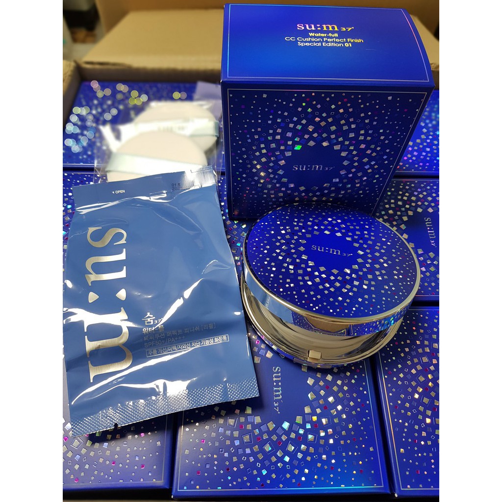 Phấn nước SU:M 37 Water Full CC Cushion Perfect Finish màu 01 (Hàng mới tháng 02/2020) | BigBuy360 - bigbuy360.vn