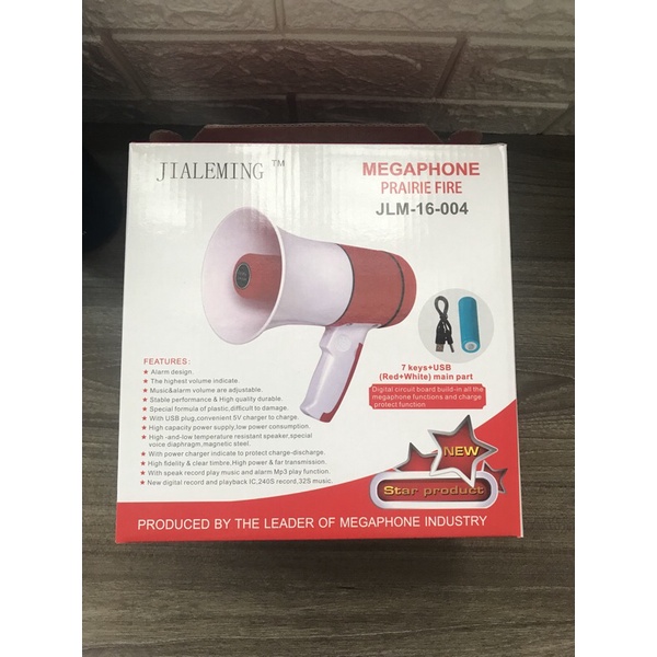 Loa phóng thanh cầm tay megaphone có usb ms 004