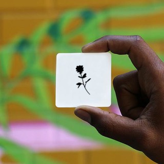 Khuôn decal hoa hồng nhỏ