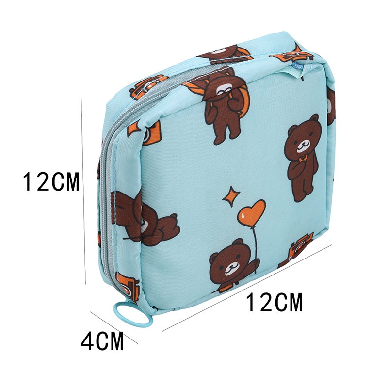 Túi Vải Cotton Đựng Băng Vệ Sinh Cho Nữ