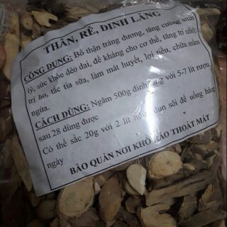 1kg thân rễ đinh lắng sắc lát mỏng đun uống