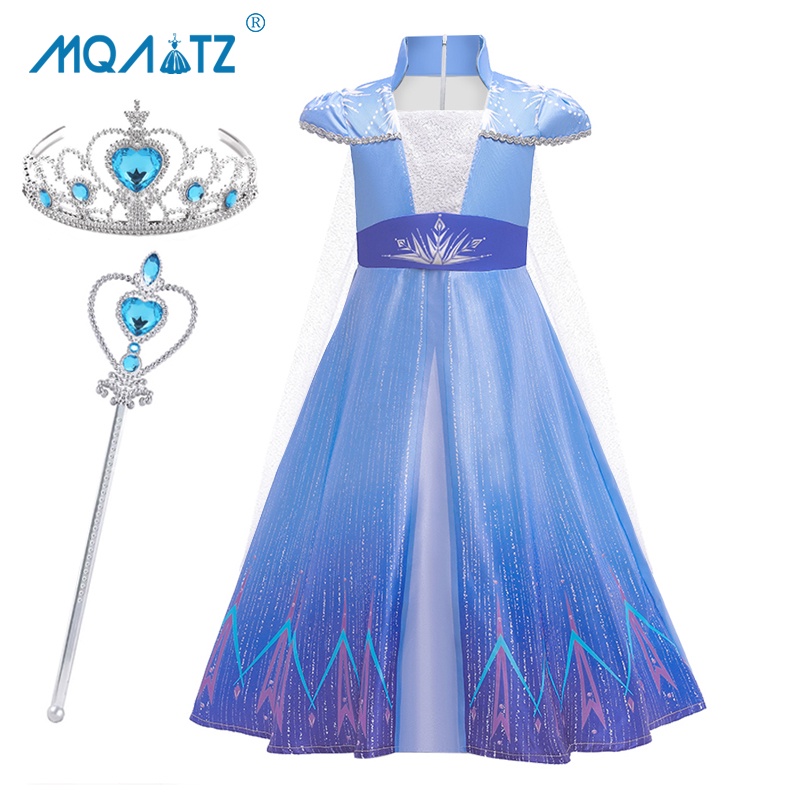 Mqat baby girl dress kids dresses for girls children performance party cosplay dress trang phục 3-12 tuổi