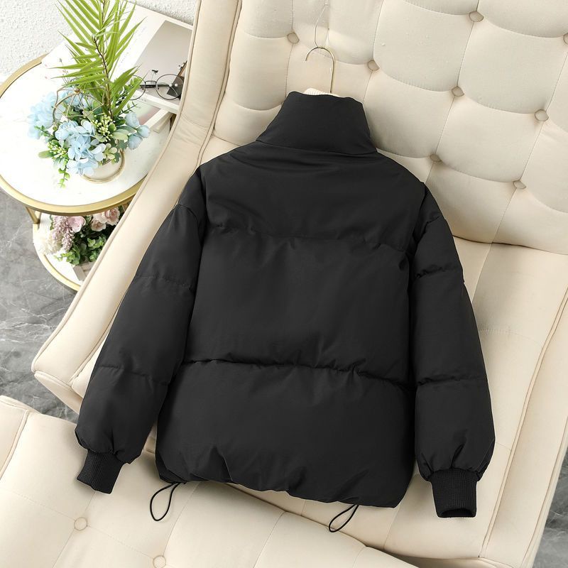 Áo phao lì không mũ dày dặn siêu ấm hàng Quảng Châu