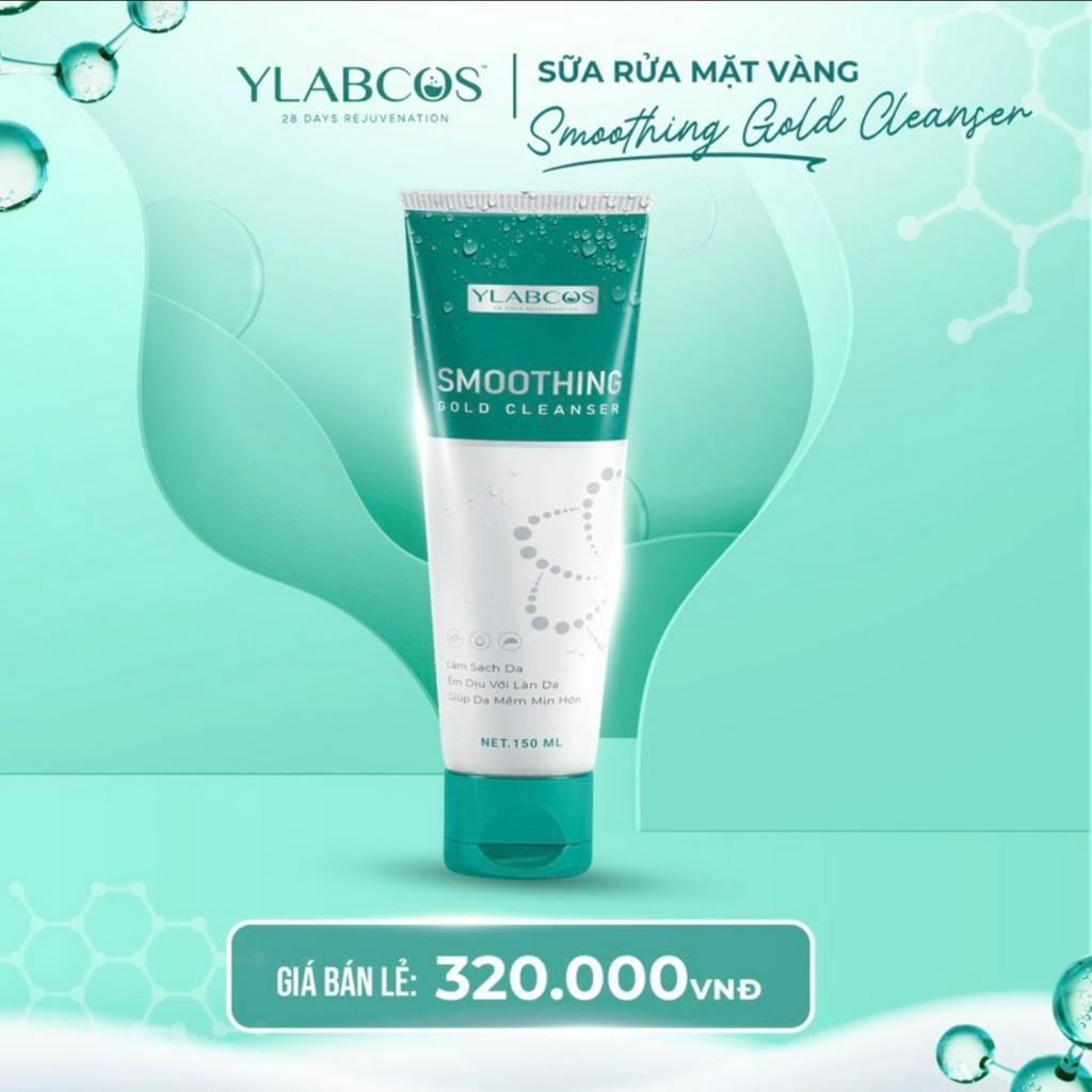 Sữa rửa mặt Dr Lacir sữa rửa măt vàng smoothing gold cleanser cho da nhạy cảm, mỏng yếu, sau tái tạo 150ml