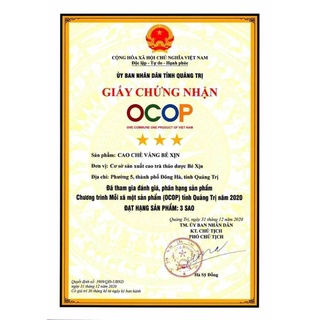 Cao chè vằng Bé Xịn