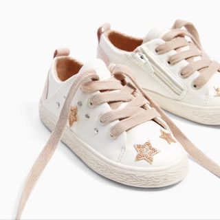 [ZARA DƯ XỊN] Giày Sneaker Zara shining star cho bé gái