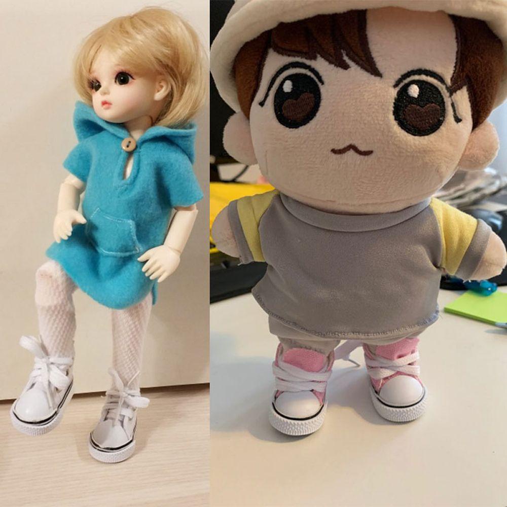 Đôi Giày Thể Thao Bằng Vải Canvas Cho Búp Bê 1/6 5cm