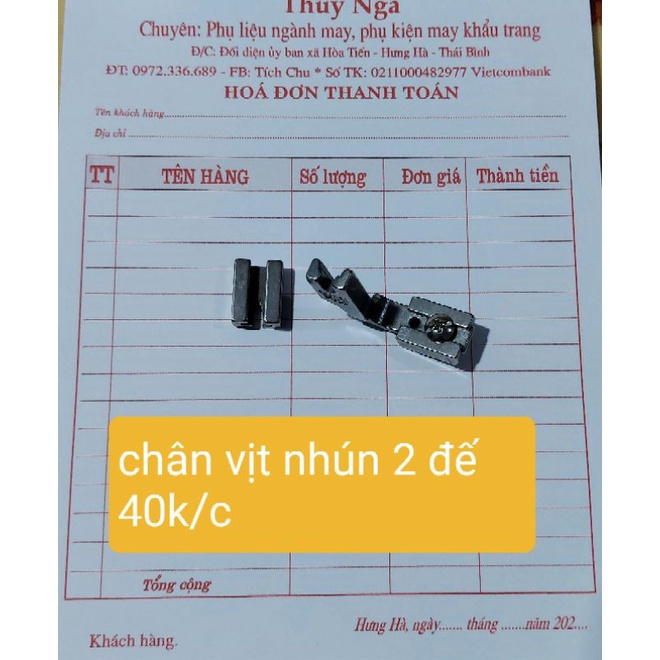 Chân vịt nhún máy công nghiệp