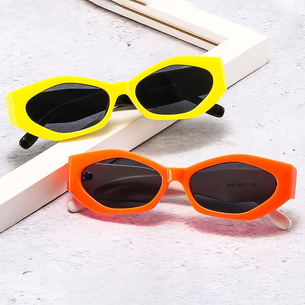 Kính Mát Tròng Đa Giác Nhiều Màu Chống Tia UV400 Chống Bức Xạ Thời Trang Cho Nam Và Nữ