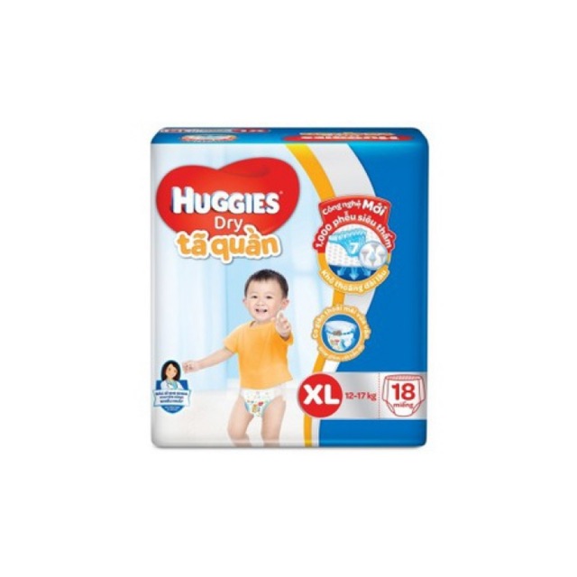 Tả quần Huggies XL18
